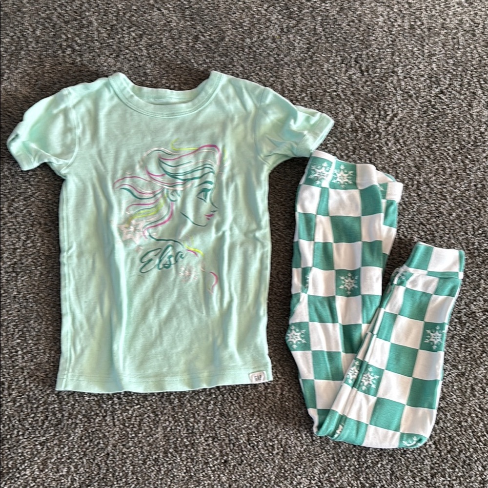 Disney Frozen Kids Pajamas - Mint Green